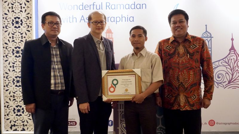 Astragraphia with the Printer Channel Business Division held a Business Partner Gathering as well as breaking the fast together entitled "Wonderful Ramadhan with Astragraphia" at Kemayoran, Jakarta.